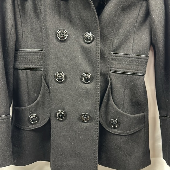 Miss Sixty Size S Black Peacoat - Picture 3 of 10